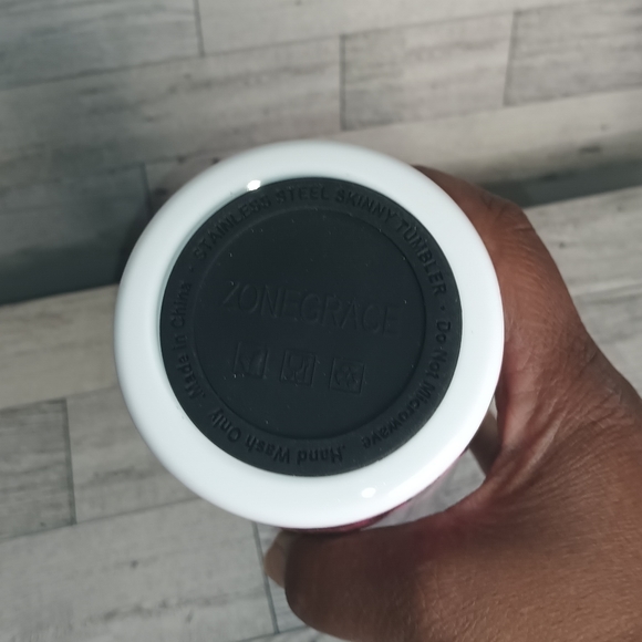 Floral Cross handmade stainless steel 20oz. Tumbler - Picture 3 of 4